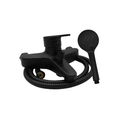 Rosa Black Shower Mixer Faucet 5116 with 3 Modes Shower Head - Stylish & Versatile