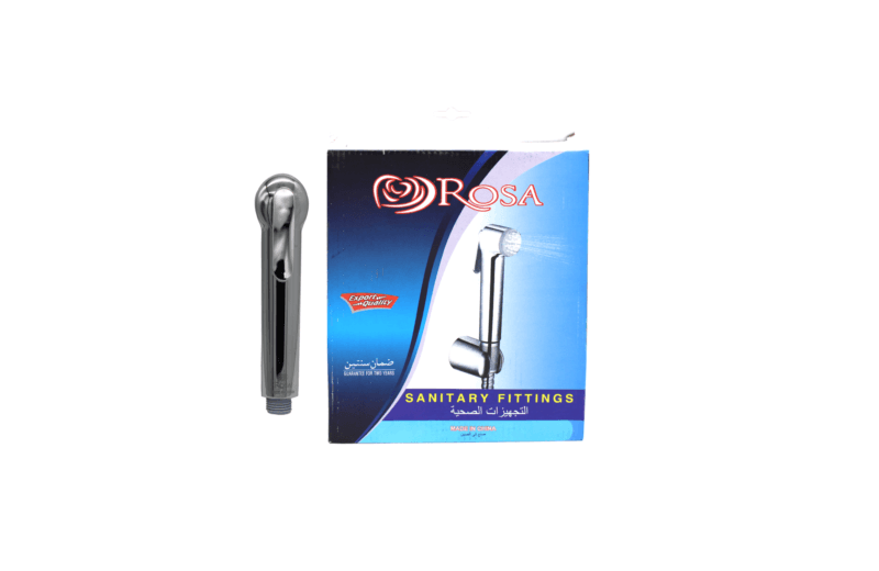 Rosa Bidet Sprayer Chrome Complete Set with Hose - Ultimate Bathroom Upgrade - Image 2