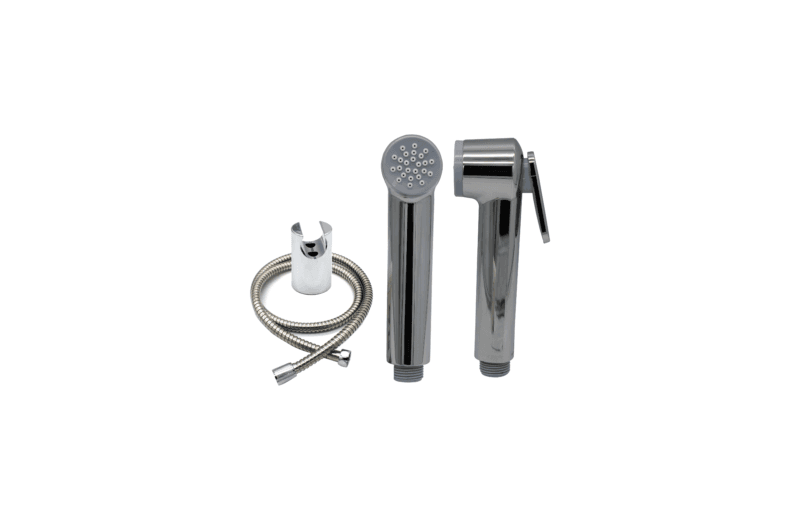 Rosa Bidet Sprayer Chrome Complete Set with Hose - Ultimate Bathroom Upgrade