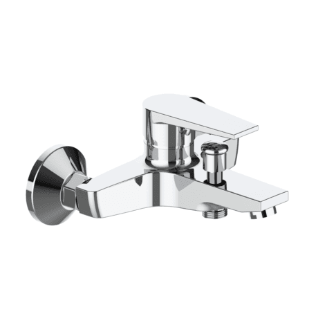 Rosa Chrome Square Shower Mixer Faucet 6118 - Modern Bathroom Upgrade