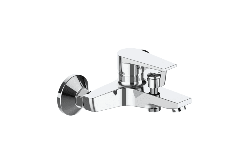 Rosa Chrome Square Shower Mixer Faucet 6118 - Modern Bathroom Upgrade