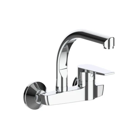 ROSA RS28056 UPPER NECK SQUARE خلاط مجلا جدار ايتوميتك كروم