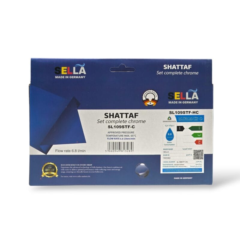 SELLA Shattaf Set Complete Chrome Made in Germany - Image 4