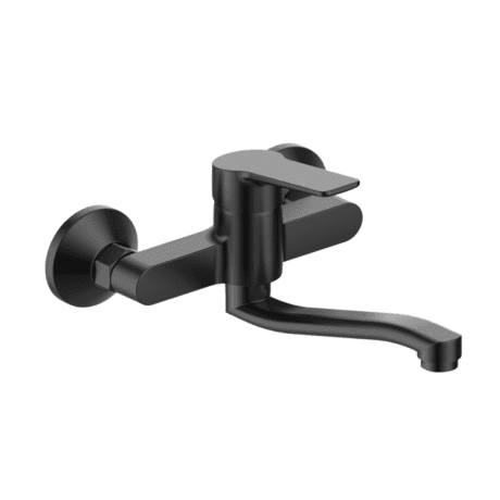 ROSA RS28155 BLACK خلاط مجلا جدار ايتوميتك اسود